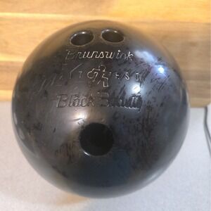 Brunswick Black Beauty Bowling Ball Vintage 15 LB